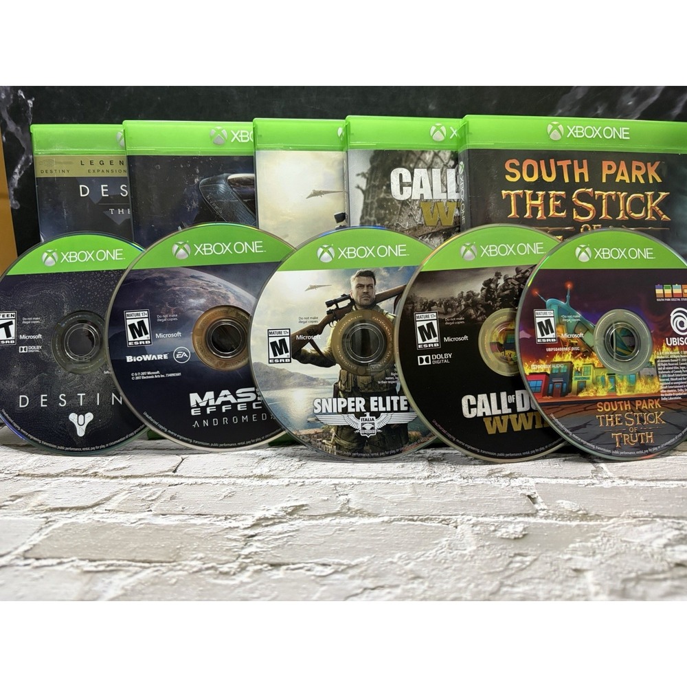 Xbox One Games Lot of 10 COD WWII Sniper Elite 4 Metal Gear Solid V LEGO CIB - Picture 7 of 14